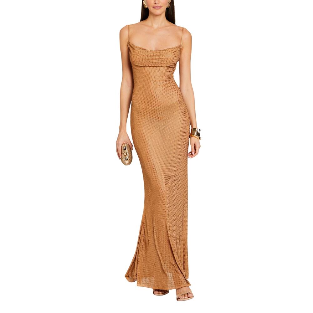Retrofete Embellished Tannin Shilo Maxi Dress Size XXS